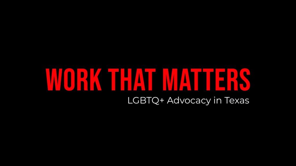 Work That Matters Title Page